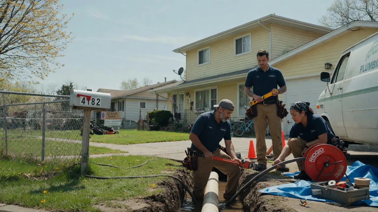 Gas Line Repair in Gibson City, IL near me